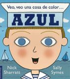 VEO VEO, UNA COSA DE COLOR AZUL, de SALLY SYMES | portada del libro