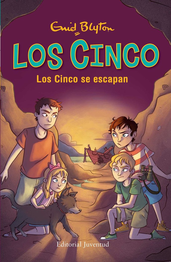 CINCO SE ESCAPAN, LOS - VUELVEN LOS CINCO, de Blyton | portada del libro