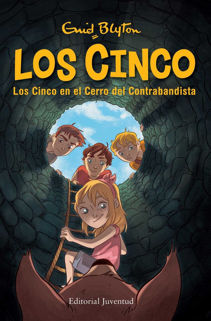 CINCO EN EL CERRO DEL CONTRABANDISTA, LOS - VUELVEN LOS CINCO, de Blyton | portada del libro