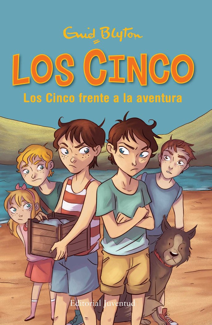 CINCO FRENTE A LA AVENTURA, LOS - VUELVEN LOS CINCO, de Blyton | portada del libro