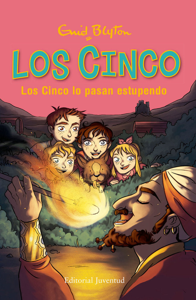 CINCO LO PASAN ESTUPENDO, LOS - VUELVEN LOS CINCO, de Blyton | portada del libro