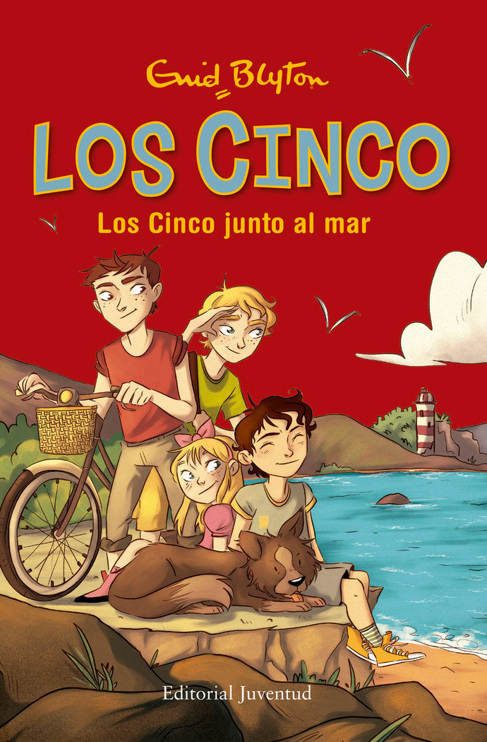 CINCO JUNTO AL MAR, LOS - VUELVEN LOS CINCO, de Blyton | portada del libro