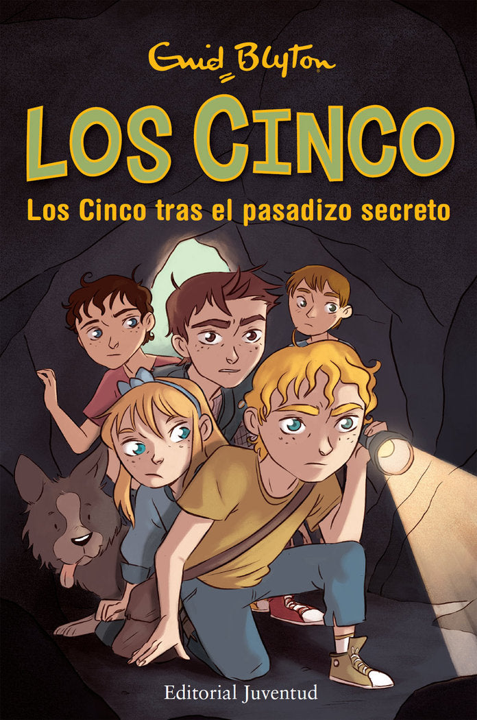 CINCO TRAS EL PASADIZO SECRETO, LOS - VUELVEN LOS CINCO, de Blyton | portada del libro