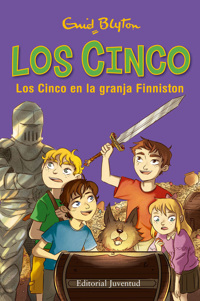 CINCO EN LA GRANJA FINNISTON, LOS - VUELVEN LOS CINCO, de Blyton | portada del libro