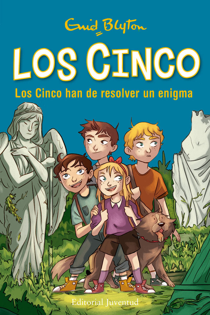CINCO HAN DE RESOLVER UN ENIGMA, LOS - VUELVEN LOS CINCO, de Blyton | portada del libro
