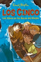 CINCO EN LAS ROCAS DEL DIABLO, LOS - VUELVEN LOS CINCO, de Enid Blyton | portada del libro