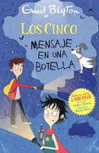 MENSAJE EN UNA BOTELLA - LOS CINCO, de Enid Blyton | portada del libro