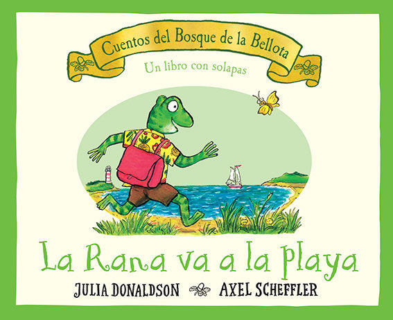 RANA VA A LA PLAYA, LA, de DONALSON | portada del libro