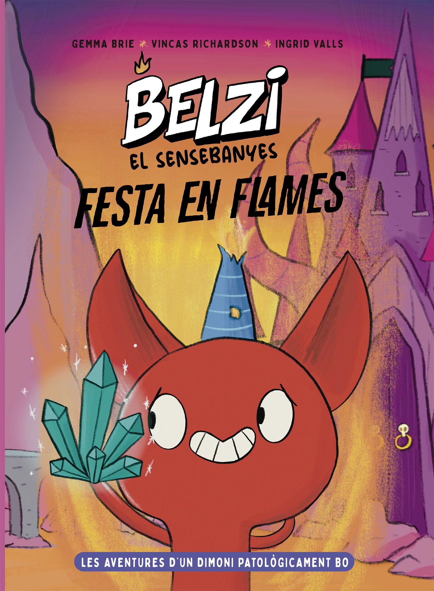 Belzi el sensebanyes 3. Festa en flames, de Brie | portada del libro