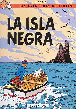 TINTIN, LA ISLA NEGRA, de Remi | portada del libro