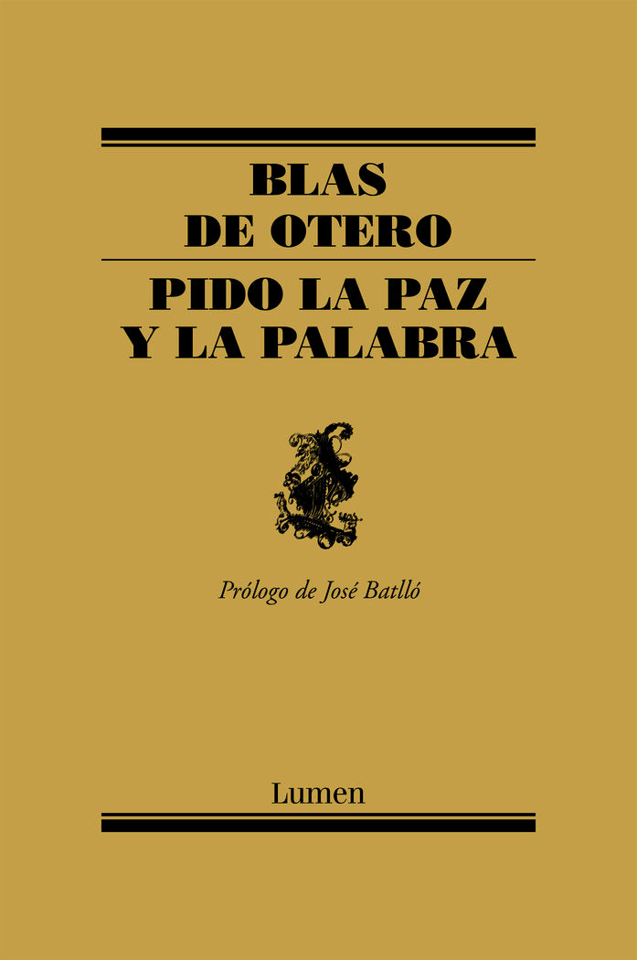 Pido la paz y la palabra, de Otero, Blas de | portada del libro