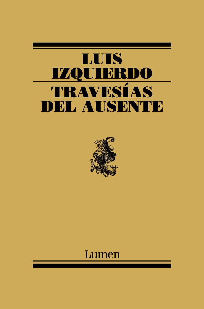 Travesías del ausente, de Izquierdo, Luis | portada del libro