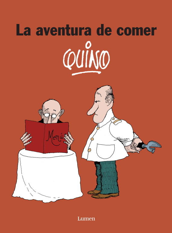 La aventura de comer, de Quino, | portada del libro