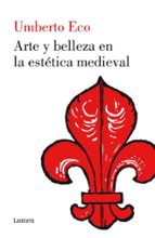 Arte y belleza en la estética medieval, de Umberto Eco | portada del libro