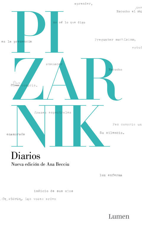 Diarios (nueva edición de Ana Becciu), de Pizarnik | portada del libro