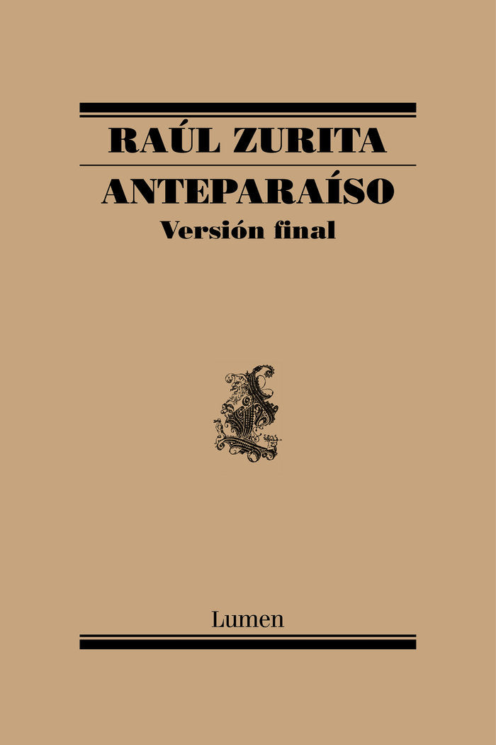 ANTEPARAISO, de ZURITA, RAUL | portada del libro