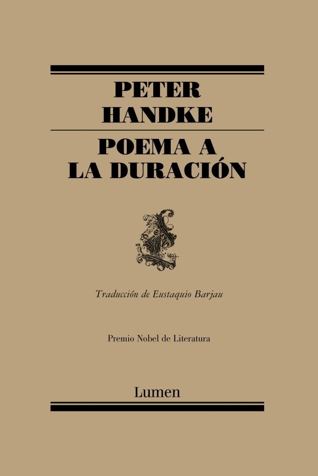 Poema a la duración, de Handke, Peter | portada del libro