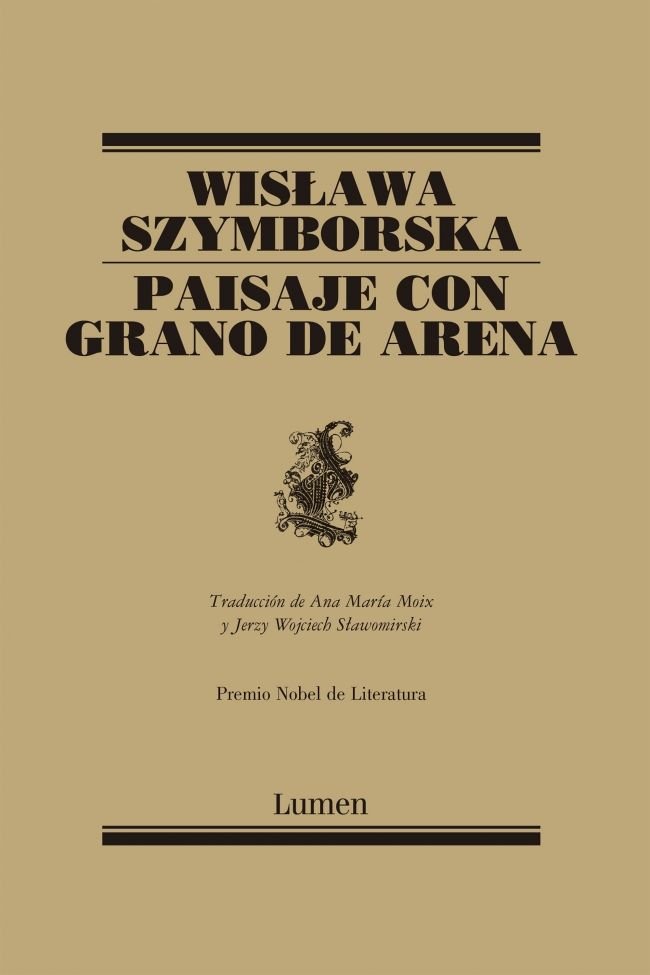 Paisaje con grano de arena, de Szymborska, Wislawa | portada del libro