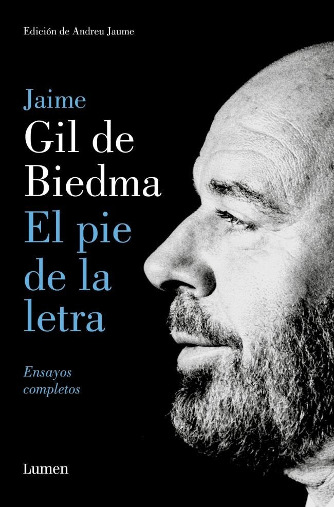 El pie de la letra, de GIL DE BIEDMA, JAIME | portada del libro