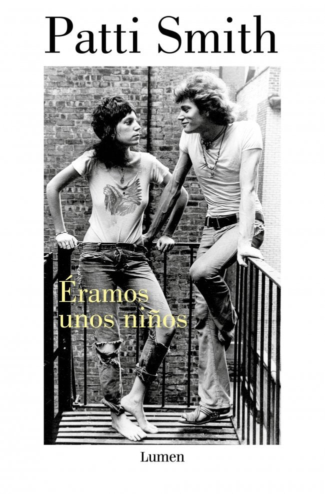 ERAMOS UNOS NIÑOS, de PATTI SMITH | portada del libro