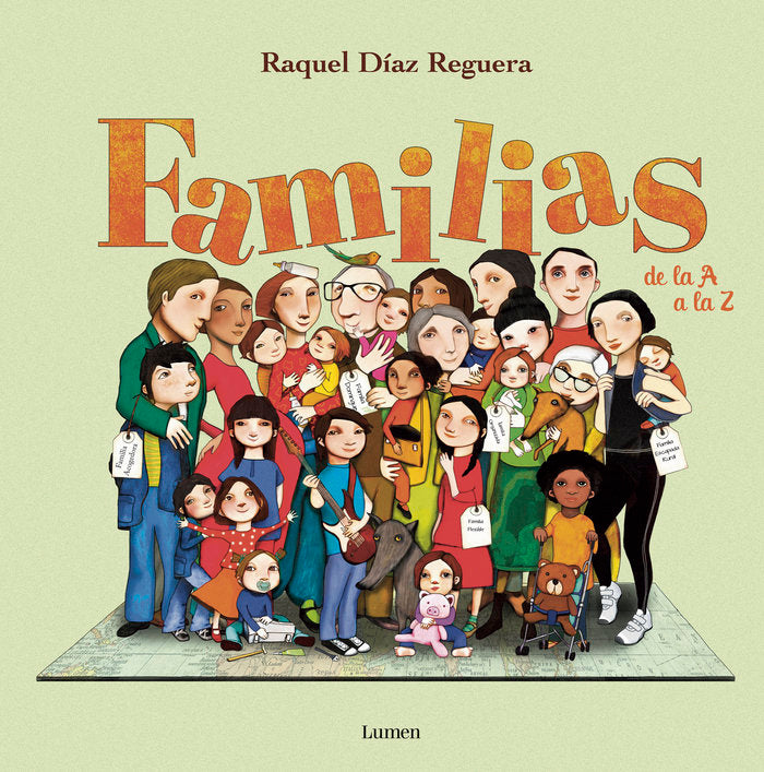 FAMILIAS DE LA A A LA Z, de DIAZ REGUERA, RAQUEL | portada del libro