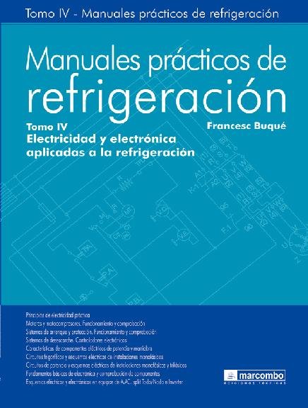 Manuales Prácticos de Refrigeración IV, de Buqué Mezquida, Francesc | portada del libro