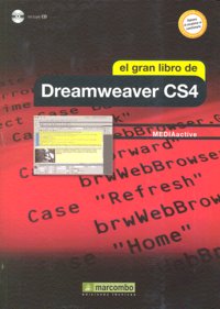 El Gran Libro de Dreamweaver CS4, de MEDIAactive | portada del libro
