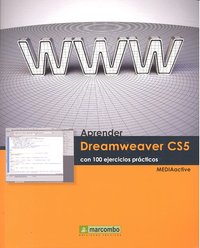 Aprender Dreamweaver CS5 con 100 ejercicios prácticos, de MEDIAactive | portada del libro