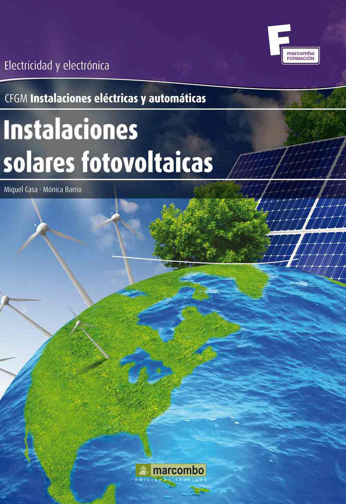 Instalaciones Solares Fotovoltaicas, de CASA VILASECA, MIQUEL | portada del libro