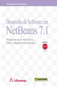Desarrollo de Software con NetBeans 7.1, de Gómez Jiménez, Enrique | portada del libro