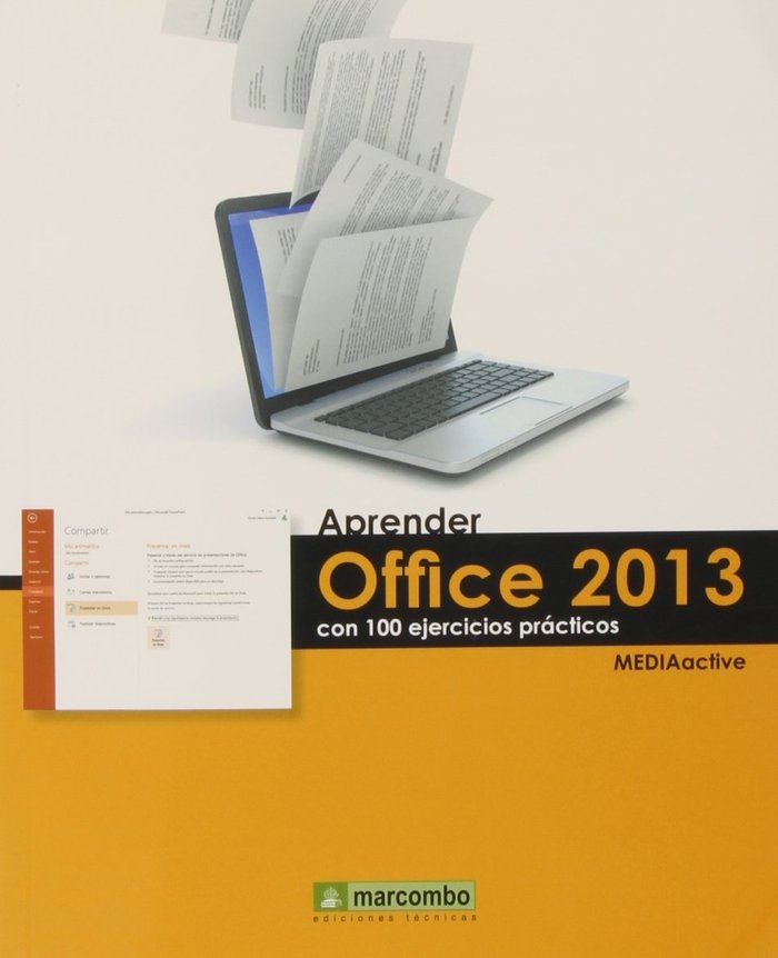 APRENDER OFFICE 2013 CON 100 EJERCICIOS, de MEDIACTIVE | portada del libro