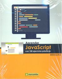 Aprender Javascript con 100 ejercicios prácticos, de , MediaActive | portada del libro