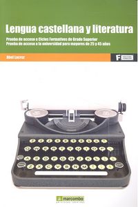 *Lengua castellana y literatura, de LACRUZ CRUZ, ABEL | portada del libro