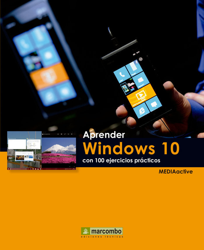 Aprender Windows 10 con 100 ejercicios prácticos, de  | portada del libro