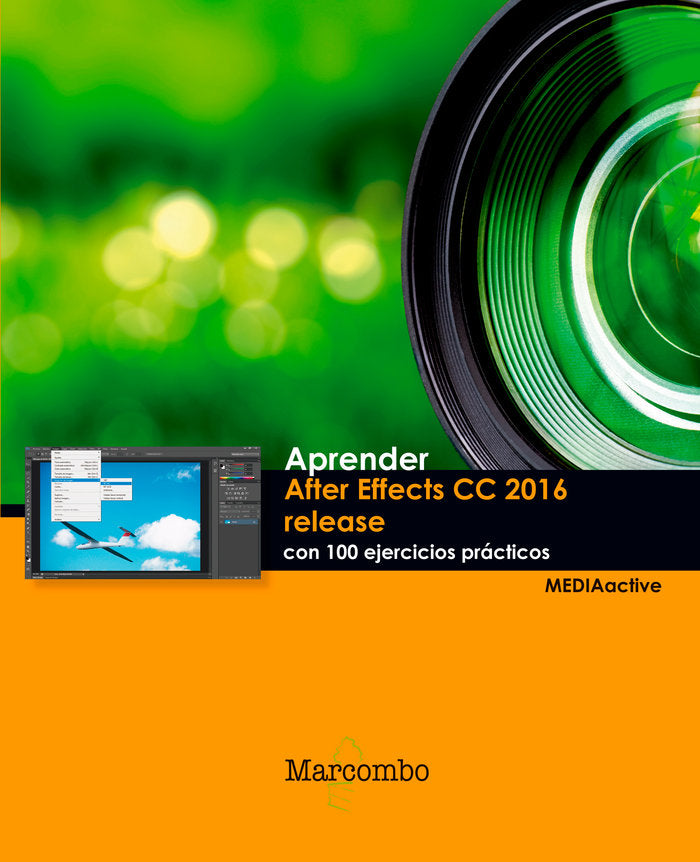 ++++Aprender After Effects CC release 2016 con 100 ejercicios prácticos, de  | portada del libro