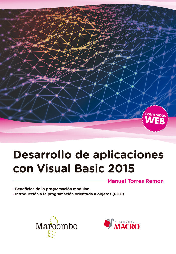 Desarrollo de aplicaciones con Visual Basic 2015, de Torres Remon , Manuel | portada del libro