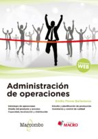 ADMINISTRACION DE OPERACIONES, de EMILIO FLORES BALLESTEROS | portada del libro