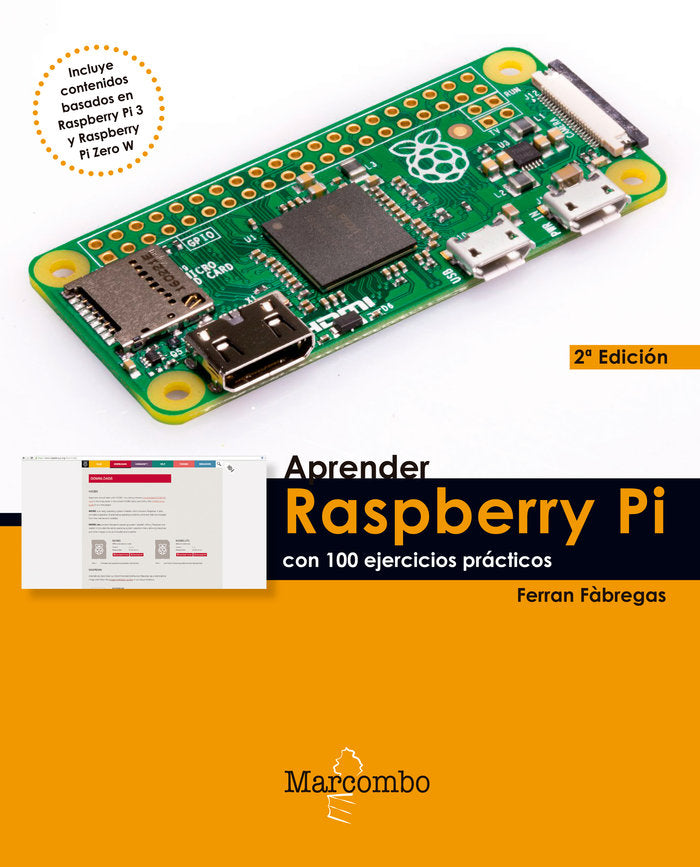 Aprender Raspberry Pi con 100 ejercicios prácticos, de Fàbregas, Ferran | portada del libro