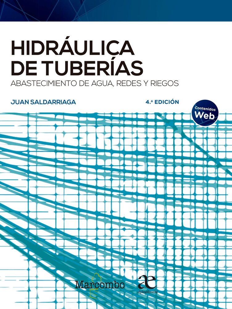 HIDRAULICA DE TUBERIAS, de SALDARRIGA,JUAN | portada del libro