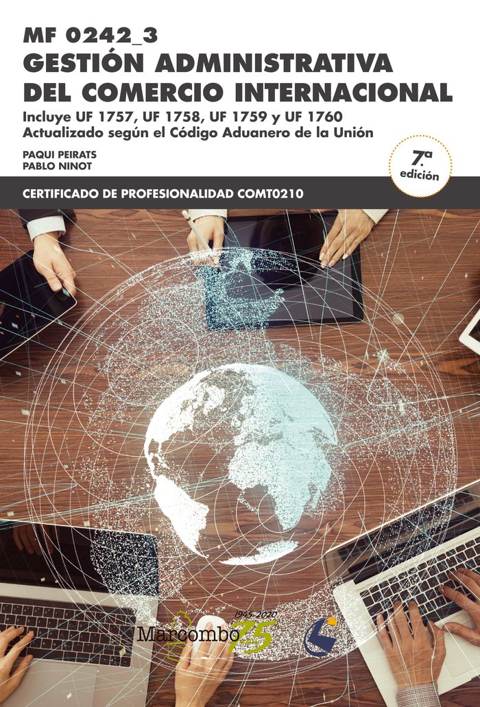MF 0242_3 GESTION ADMINISTRATIVA DEL COME, de PEIRATS MECHO, FRANCISCA | portada del libro