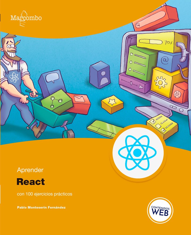 APRENDE REACT CON 100 EJERCICIOS PARA | portada del libro