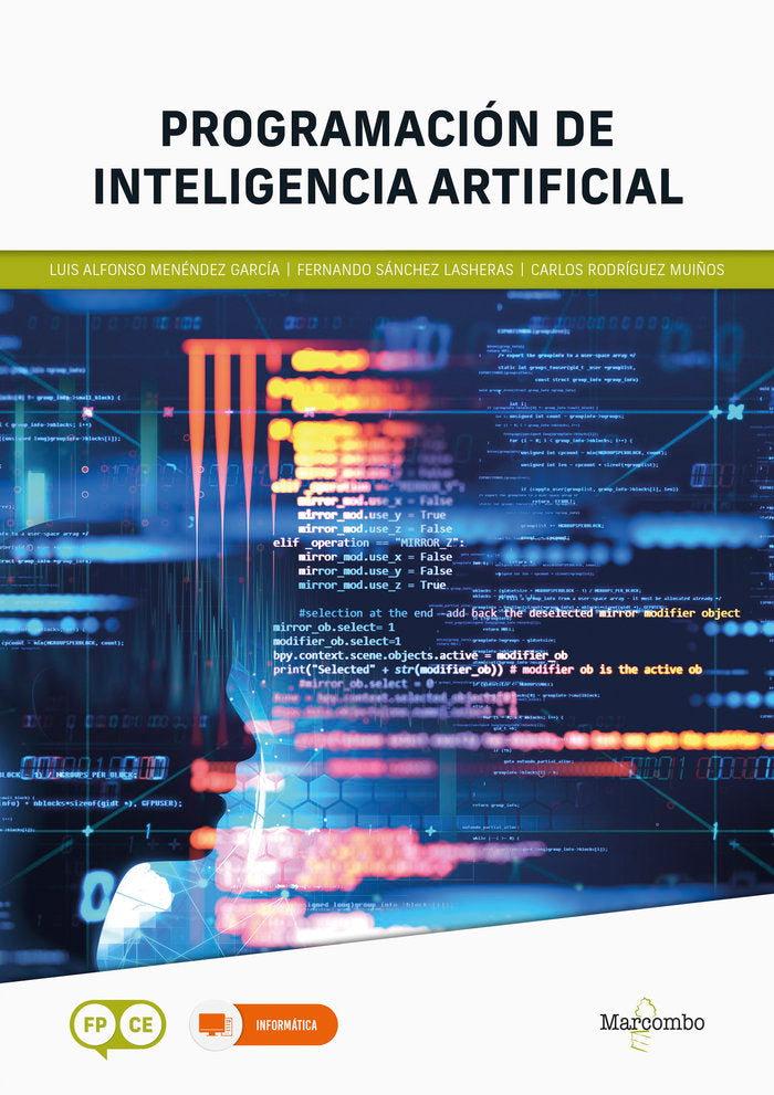 PROGRAMACION DE INTELIGENCIA ARTIFICIAL, de CARLOS RODRIGUEZ | portada del libro