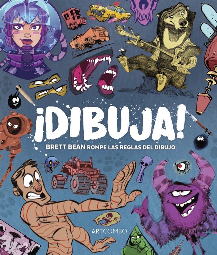 DIBUJA BRETT BEAN ROMPE LAS REGLAS DEL DIBUJO, de BEAN | portada del libro