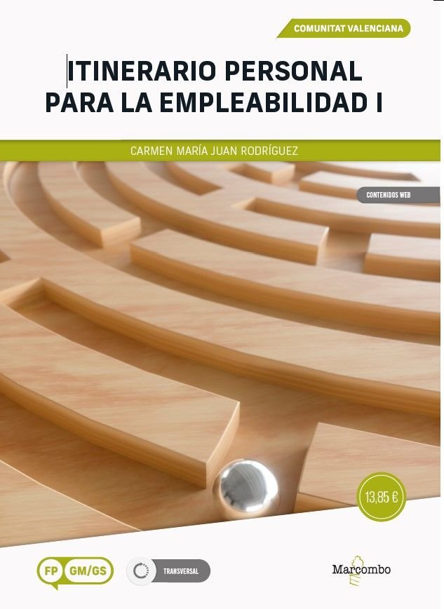 *Itinerario personal para la empleabilidad I (COMUNIDAD VALENCIANA), de JUAN RODRIGUEZ, CARMEN MARIA | portada del libro