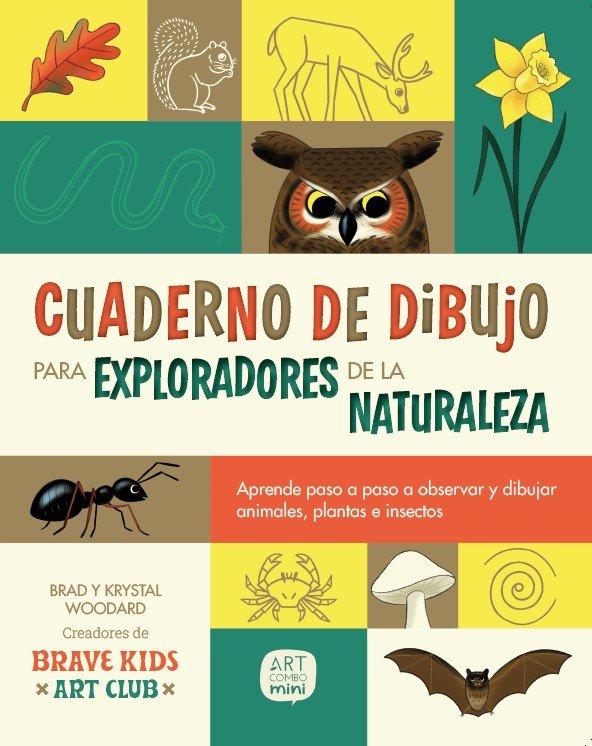 Cuaderno de dibujo para exploradores de la naturaleza, de WOODARD,BRAD | portada del libro