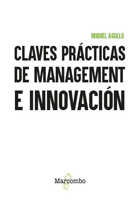 MANAGEMENT & INNOVATION POCKET-BOOK, de AGULLO, MIQUEL | portada del libro