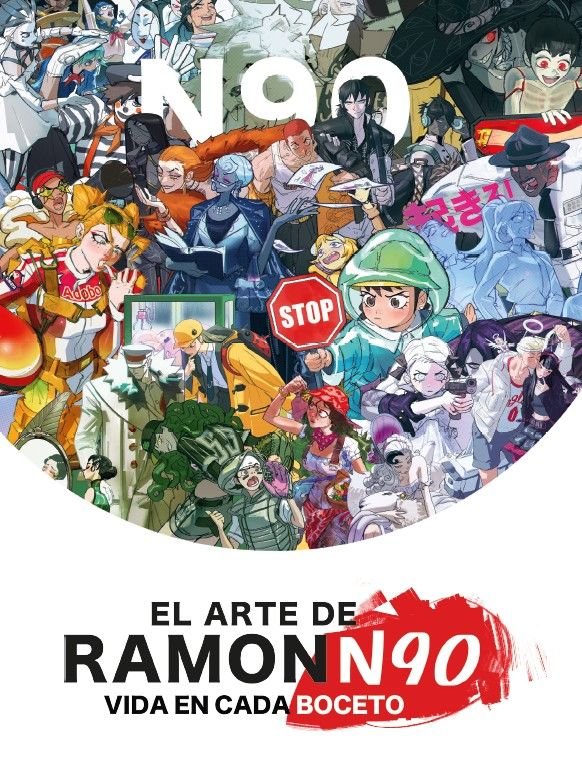 ARTE DE RAMONN90 VIDA EN CADA BOCETO, EL, de RAMON NUÑEZ | portada del libro