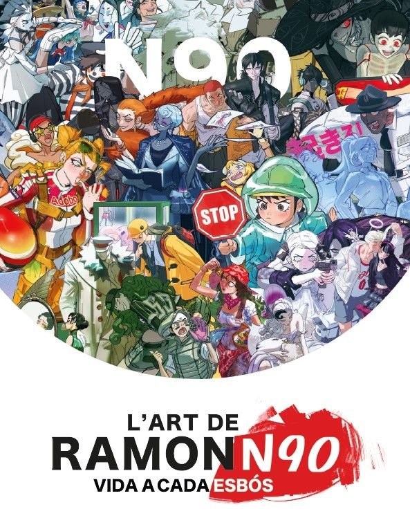 L ART DE RAMONN90 VIDA EN CADA BOCETO, de RAMON NUÑEZ | portada del libro