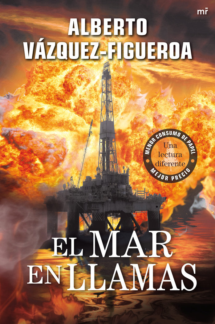 El mar en llamas, de VAZQUEZ FIGUEROA | portada del libro