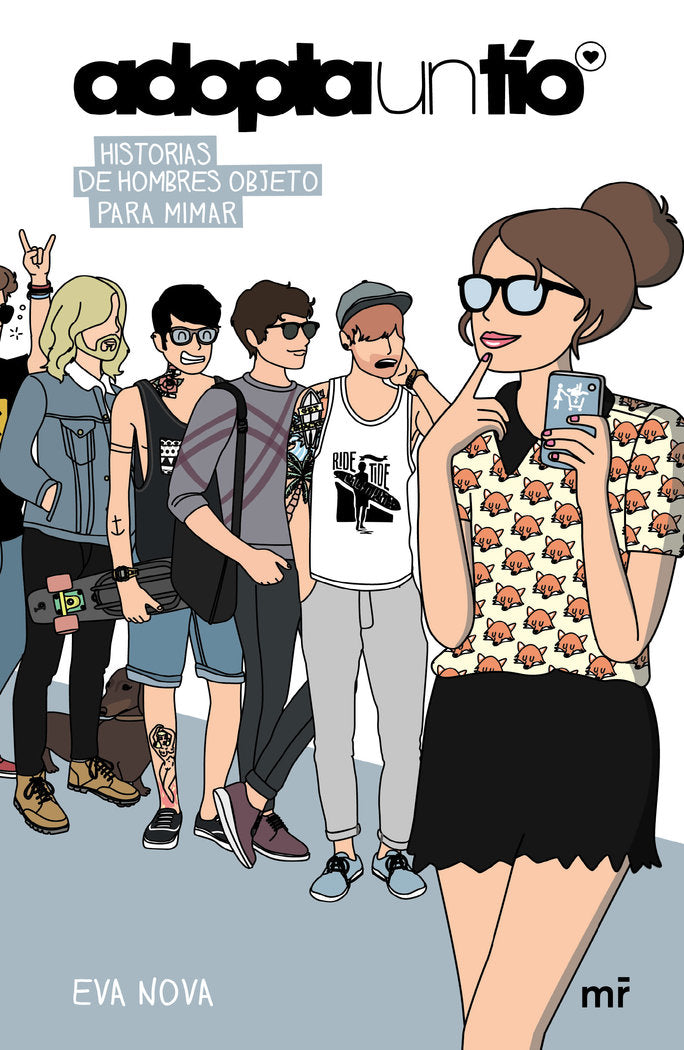 Adopta un tío. Historias de hombres objeto para mimar, de Nova, Eva | portada del libro